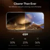A split image showing a phone screen with and without an anti-reflective coating, with marketing text and statistics below. Anteprima dell’immagine prodotto