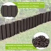 XMTECH 4,6m Palissade de jardin aspect bois, bordure de Voir les images du produit 6