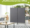 A room divider separating a living area from a dining area with plants. Voir les images du produit