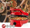 Nedis FCPM100FRD, 1 Pizza/Pizzen, Schwarz, Rot, 30 cm, 230 Produktbild-Vorschau 9