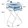 Faltbare Babybadewanne mit Ständer, XL Baby Badewanne Produktbild-Vorschau 7