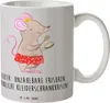 Mr. & Mrs. Panda Kaffeebecher Tochter Mode - Grau Pastell - Produktbild-Vorschau 1