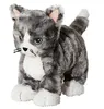 LILLEPLUTT Ikea Stofftier, Katze grau/weiß Produktbild-Vorschau 3
