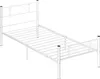 HOMCOM Rama łóżka na materac 200 x 90 cm, rama łóżka 88 cm, Podgląd zdjęcia produktu 1