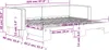 vidaXL Rozkladacia posteľ Light Grey 80x200 cm Látka Náhľad obrázku produktu 8