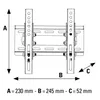 Hama TV-Wandhalterung TILT "Professional", 117 cm (46''), Produktbild-Vorschau 8