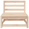 vidaXL Gartensofa mit Fußhocker 2-Sitzer Massivholz Kiefer Produktbild-Vorschau 8