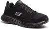 A black Skechers sneaker is shown from a side-angle on a white background. Anteprima dell’immagine prodotto