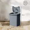 Cubo de basura con sensor automático, 15 litros, con Vista previa de la imagen del producto 3