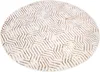 A round rug with a geometric pattern. Náhled obrázku produktu
