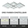 Deckenleuchten, LED, 48W Deckenlampe, 3000-6500K, 3840LM, Produktbild-Vorschau 4
