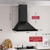 LEVIVO A+++ Dunstabzugshaube 60cm Umluft & Abluft mit 770 Produktbild-Vorschau 5
