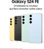 Samsung Galaxy S24 FE Smartphone 256 Go Bleu Voir les images du produit 2