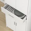 HOMCOM Küchenschrank Buffetschrank mit Verstellbaren Produktbild-Vorschau 9