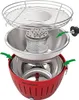 An exploded view of a LotusGrill XL showing its different components and how they fit together. Podgląd zdjęcia produktu