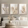 Trayosin 3er Premium Boho Pampas Grass Plakátová sada Náhled obrázku produktu 1