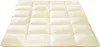 A beige duvet or comforter is laid out flat on a white background. Produktbild-Vorschau