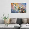 DEQORI Hybrid Leinwand Bild 90x60 cm 'Abstraktes Feuerwerk' Produktbild-Vorschau 3