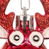 Christbaumschmuck Kunststoff Hirsch 11cm rot Produktbild-Vorschau 4