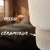 Briloner Ino lampe de table, abat-jour en tissu, Voir les images du produit 3