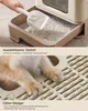 Feandrea Katzenklo, Katzentoilette, mit Deckel, Produktbild-Vorschau 5