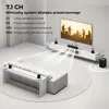 Soundbar ULTIMEA 7.1ch z subwooferem do telewizora, system Podgląd zdjęcia produktu 6