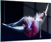 Bilder auf glas - Frau Geheimnis Kleid elegant - 100x70cm - Produktbild-Vorschau 1