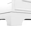A close-up view of the base of a white piece of furniture, showing its decorative legs and the transition to the main body. Anteprima dell’immagine prodotto