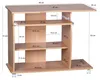 A diagram of a computer desk with dimensions labeled. Anteprima dell’immagine prodotto