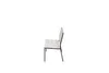 A side view of a park bench on a white background. Produktbild-Vorschau