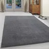 Kurzflor Teppich Wohnzimmer Hellgrau 120x170 Rechteck Produktbild-Vorschau 2