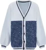 SANIKA cardigan da donna - azzurro navy, M Anteprima dell’immagine prodotto 1