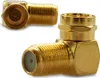 SAT F-Stecker 2x Winkelstecker Koaxialkabel F-Buchse auf Produktbild-Vorschau 1
