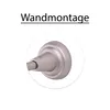 MDEKOR Wandträger 1-läufig Chrom Matt TYP R Wandhalter mit Produktbild-Vorschau 5