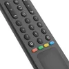 A close-up view of a remote control with various buttons. Produktbild-Vorschau