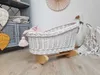 WikliBOX - Culla in vimini per bambole, letto a dondolo per Anteprima dell’immagine prodotto 7