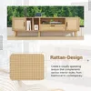 OKWISH Meuble TV 180 cm - Design Élégant Avec 2 Portes Et 1 Voir les images du produit 5