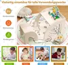 GOPLUS Kindertisch mit Stuhl, Kindersitzgruppe Holz mit der Produktbild-Vorschau 3