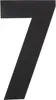 Hausnummer Intersteel 7 XL 300 mm schwarz matt Produktbild-Vorschau 1