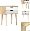 vidaXL Nachttisch 47 x 35 x 59 cm Mango Massivholz -  Produktbild-Vorschau 1