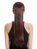 WIG ME UP Zopf Steckkamm Lang Glatt Mahagoni YZF-1094S-33 Produktbild-Vorschau 2