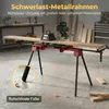 HOMCOM Gehrungssägenständer mit Rollen und ausziehbaren Produktbild-Vorschau 4