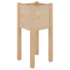 vidaXL Fioriera 31x31x70 cm in legno di pino massiccio Anteprima dell’immagine prodotto 1
