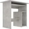 Scrivania grigio cemento 80x45x74 cm materiale a base di Anteprima dell’immagine prodotto 5