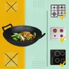 Poêle wok en fonte Krisberg avec couvercle – 31 cm – 4,2 L Voir les images du produit 13