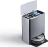 A robot vacuum cleaner and its docking station are shown against a white background. Produktbild-Vorschau