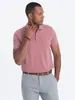 Polo Ombre classic in maglia di cotone rosa L Anteprima dell’immagine prodotto 8