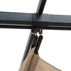 A close-up view of the hanging mechanism for a pergola or pavilion curtain. Produktbild-Vorschau