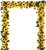 Künstliches Sonnenblumengirlanden-Set für Hochzeit und Produktbild-Vorschau 1