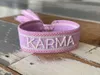 LS-LebenStil Canvas Statement Armband Karma Lila Flieder Produktbild-Vorschau 3